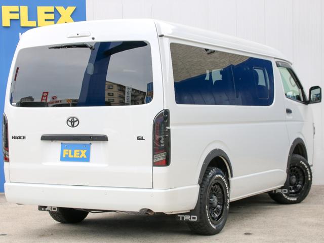 ハイエースワゴン 　ワゴン　ＧＬ　４ＷＤ　ブラックエディション　オフロードパッケージ　オーバーフェンダー　カスタム　アルミホイール　アルパインＢＩＧ－Ｘ１１ナビ　ＥＴＣ　アルパイン１２．８型フリップダウンモニター（10枚目）