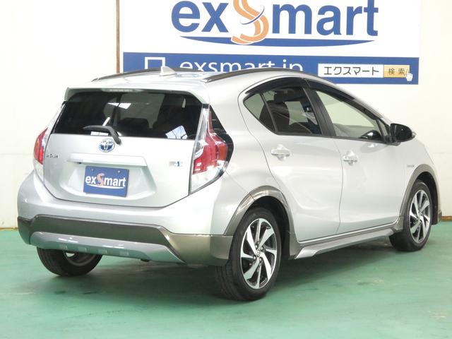 アクア Ｘ－アーバン　◇ＬＥＤ　◇純正ナビ　◇フルセグ　◇Ｂｌｕｅｔｏｏｔｈ　◇ＤＶＤ再生　◇バックカメラ　◇スマートキー　◇ＥＴＣ　◇ハーフレザーシート　◇純正アルミ　◇ルーフレール　◇横滑り防止　◇車検２年（5枚目）