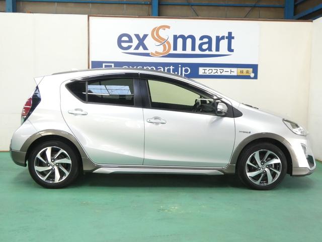 アクア Ｘ－アーバン　◇ＬＥＤ　◇純正ナビ　◇フルセグ　◇Ｂｌｕｅｔｏｏｔｈ　◇ＤＶＤ再生　◇バックカメラ　◇スマートキー　◇ＥＴＣ　◇ハーフレザーシート　◇純正アルミ　◇ルーフレール　◇横滑り防止　◇車検２年（6枚目）