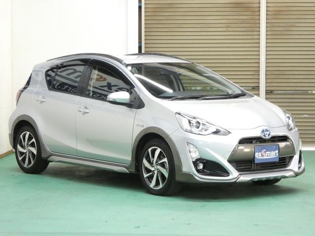 アクア Ｘ－アーバン　◇ＬＥＤ　◇純正ナビ　◇フルセグ　◇Ｂｌｕｅｔｏｏｔｈ　◇ＤＶＤ再生　◇バックカメラ　◇スマートキー　◇ＥＴＣ　◇ハーフレザーシート　◇純正アルミ　◇ルーフレール　◇横滑り防止　◇車検２年（8枚目）