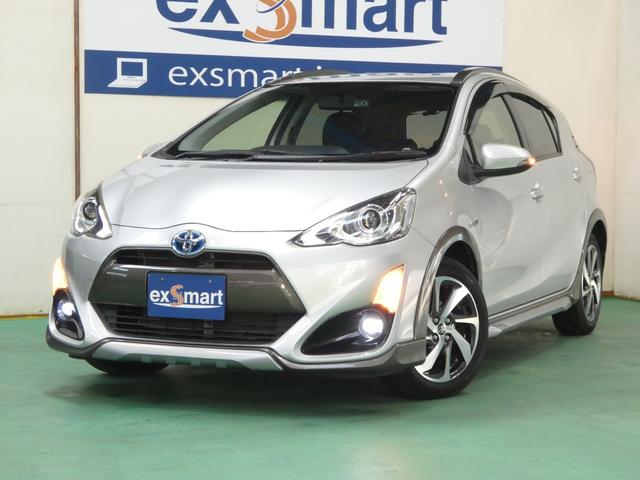 アクア Ｘ－アーバン　◇ＬＥＤ　◇純正ナビ　◇フルセグ　◇Ｂｌｕｅｔｏｏｔｈ　◇ＤＶＤ再生　◇バックカメラ　◇スマートキー　◇ＥＴＣ　◇ハーフレザーシート　◇純正アルミ　◇ルーフレール　◇横滑り防止　◇車検２年（10枚目）