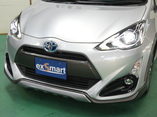 アクア Ｘ－アーバン　◇ＬＥＤ　◇純正ナビ　◇フルセグ　◇Ｂｌｕｅｔｏｏｔｈ　◇ＤＶＤ再生　◇バックカメラ　◇スマートキー　◇ＥＴＣ　◇ハーフレザーシート　◇純正アルミ　◇ルーフレール　◇横滑り防止　◇車検２年（12枚目）