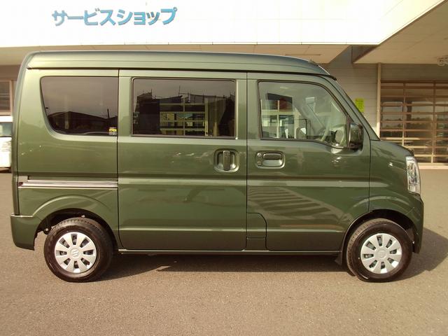 エブリイ JOIN ディスプレーオーディオ バックアイカメラ 両側スライドドア スライドドアクローザー LEDヘッドランプ キーレスプッシュスタート 衝突被害軽減ブレーキ 後退時ブレーキサポート 運転席シートヒーター リクエストスイッチ USBソケット(3枚目)