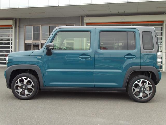 ハスラー ＨＹＢＲＩＤ　Ｘ　全方位モニター付Ｍナビ　ＬＥＤヘッドランプ　全方位モニター付メモリーナビ　ＬＥＤヘッドランプ　キーレスプッシュスタート　オーディオスイッチ　パーソナルテーブル　マイルドハイブリッド　衝突被害軽減ブレーキ　後退時ブレーキサポート　シートヒーター（4枚目）