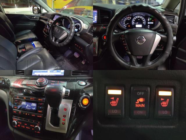 エルグランド ライダー　ブラックライン　外ＡＷフリップＤモニタ黒革Ｓ１２セグＨＤナビ全方位カメ両Ａド（5枚目）