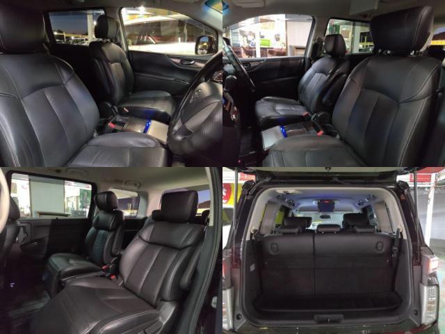 エルグランド ライダー　ブラックライン　外ＡＷフリップＤモニタ黒革Ｓ１２セグＨＤナビ全方位カメ両Ａド（7枚目）