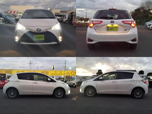 ヴィッツ ハイブリッドＦ　セーフティーエディションＩＩＩ　１２セグＭナビＢカメＬＥＤライＥＴＣ衝突軽減Ｂキーフリ外ＡＷ（4枚目）