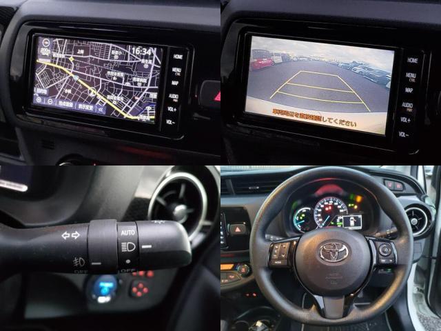 ヴィッツ ハイブリッドＦ　セーフティーエディションＩＩＩ　１２セグＭナビＢカメＬＥＤライＥＴＣ衝突軽減Ｂキーフリ外ＡＷ（6枚目）