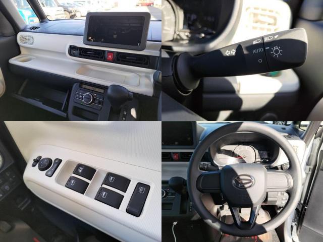 ムーヴキャンバス ストライプスＸ　届出済未使用車　両Ａドア衝突軽減ＢコーナＳオートＡＣキーフリ（6枚目）