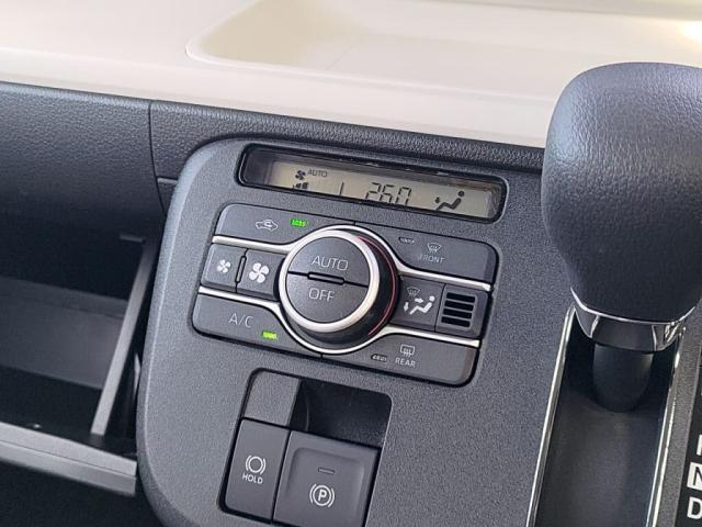 ムーヴキャンバス ストライプスＧターボ　届出済未使用車　ＬＥＤライト両Ａドア衝突軽減ＢコーナＳキーフ（14枚目）