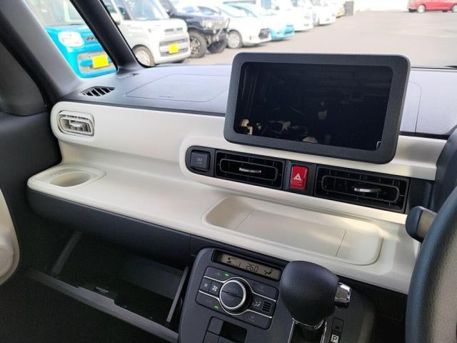 ムーヴキャンバス ストライプスＧターボ　届出済未使用車　ＬＥＤライト両Ａドア衝突軽減ＢコーナＳキーフ（17枚目）