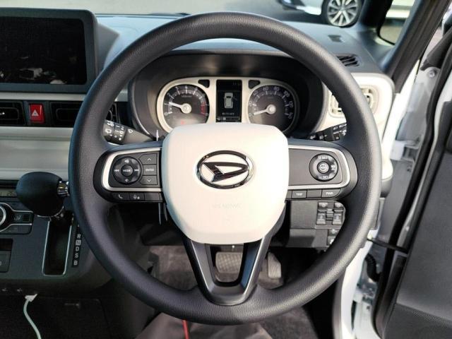 ムーヴキャンバス ストライプスＧターボ　届出済未使用車　ＬＥＤライト両Ａドア衝突軽減ＢコーナＳキーフ（20枚目）