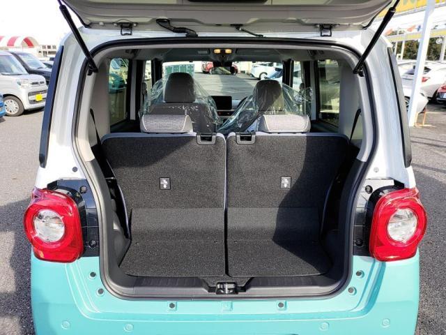 ムーヴキャンバス ストライプスＧターボ　届出済未使用車　ＬＥＤライト両Ａドア衝突軽減ＢコーナＳキーフ（25枚目）