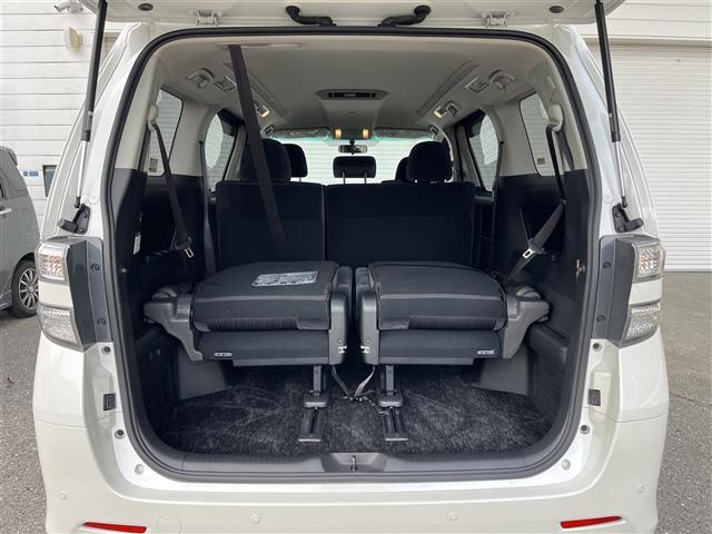 ヴェルファイア 2.4Z 純正ナビ CD DVD AM FM ワンセグTV バックカメラ ETC MTモード付AT プッシュスタート スマートキー 片側パワースライドドア 3列目シート HIDヘッドライト 純正フロアマット(28枚目)