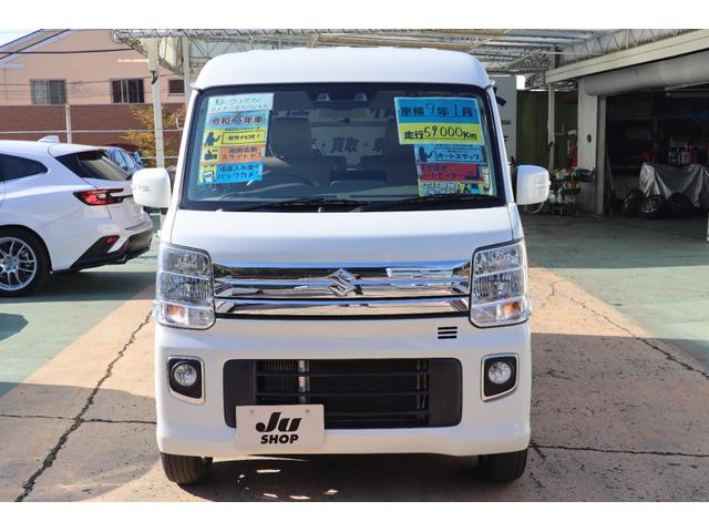 エブリイワゴン PZターボスペシャル 自社保証3ヵ月付 タイヤ新品 両側電動スライド ケンウッドフローティングナビ 前後ドライブレコーダー シートヒーター ディスチャージヘッドライト スペアキー付(2枚目)