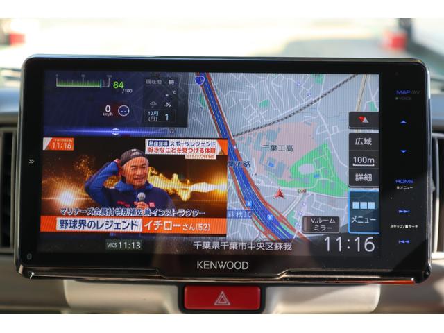 エブリイワゴン PZターボスペシャル 自社保証3ヵ月付 タイヤ新品 両側電動スライド ケンウッドフローティングナビ 前後ドライブレコーダー シートヒーター ディスチャージヘッドライト スペアキー付(10枚目)