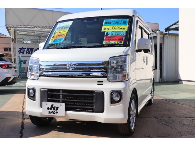 エブリイワゴン PZターボスペシャル 自社保証3ヵ月付 タイヤ新品 両側電動スライド ケンウッドフローティングナビ 前後ドライブレコーダー シートヒーター ディスチャージヘッドライト スペアキー付(32枚目)