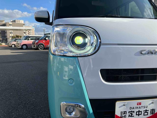 ムーヴキャンバス ストライプスＧ　ＬＥＤヘッドライト／両側電動スライドドア／コーナーセンサー／衝突回避支援システム／横滑り防止装置／オートライト／オートエアコン／電動格納ミラー／電動パーキングブレーキ（6枚目）