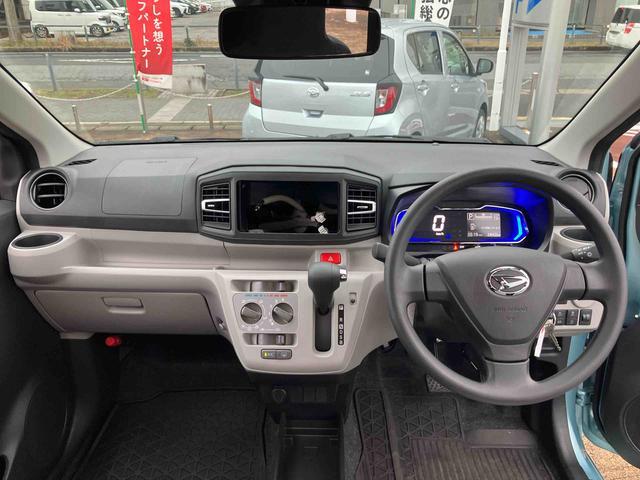 ミライース Ｘ　ＳＡＩＩＩ　衝突被害軽減ブレーキ　横滑り防止装置　アイドリングストップ機構　オートライト　オートハイビーム　ＬＥＤヘッドライト　前後コーナーセンサー　キーレスエントリー　セキュリティアラーム　リヤワイパー（4枚目）