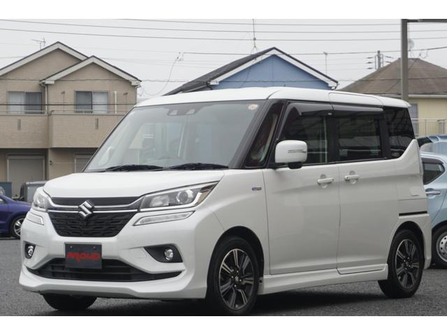 ソリオバンディット ハイブリッドＭＶ　１年保証付　純正メモリーナビ　フルセグＴＶ　全周囲カメラ　Ｂｌｕｅｔｏｏｔｈ　左側パワースライドドア　衝突軽減システム　ステアリングスイッチ　クルーズコントロール　ＬＥＤヘッドライト　ＣＤ・ＤＶＤ再生（4枚目）
