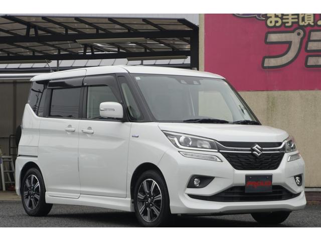 ソリオバンディット ハイブリッドＭＶ　１年保証付　純正メモリーナビ　フルセグＴＶ　全周囲カメラ　Ｂｌｕｅｔｏｏｔｈ　左側パワースライドドア　衝突軽減システム　ステアリングスイッチ　クルーズコントロール　ＬＥＤヘッドライト　ＣＤ・ＤＶＤ再生（6枚目）