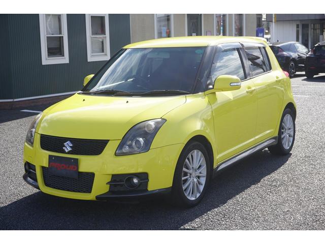 スイフト スポーツ 1年保証付 マニュアル車 ETC HIDヘッドライト スマートキー オートエアコン フォグランプ 電動格納ミラー ウィンカーミラー バニティミラー 純正アルミホイール 純正RECAROシート(4枚目)