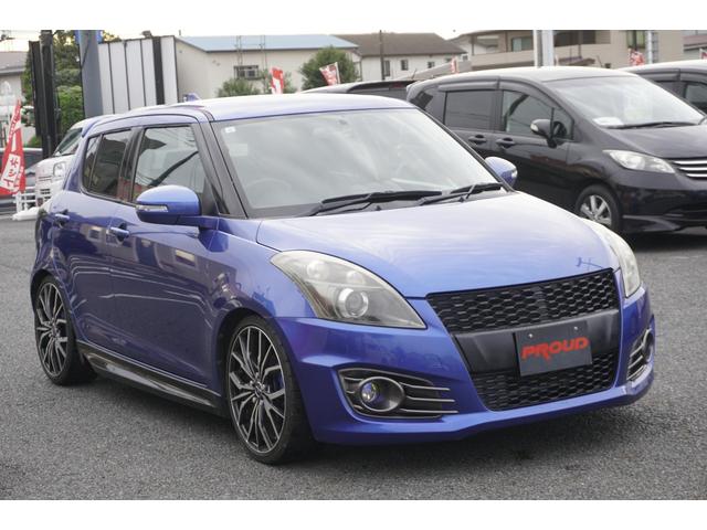 スイフトスポーツ ベースグレード　１年保証付　社外ナビ　車高調　フルセグ　Ｂｌｕｅｔｏｏｔｈ　ＥＴＣ　マニュアル車　社外マフラー　クルーズコントロール　ＬＥＤヘッドライト　オートライト　ＣＤ・ＤＶＤ　社外アルミホイール　スマートキー（6枚目）