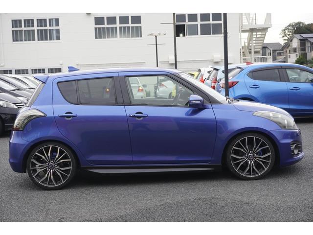 スイフトスポーツ ベースグレード　１年保証付　社外ナビ　車高調　フルセグ　Ｂｌｕｅｔｏｏｔｈ　ＥＴＣ　マニュアル車　社外マフラー　クルーズコントロール　ＬＥＤヘッドライト　オートライト　ＣＤ・ＤＶＤ　社外アルミホイール　スマートキー（7枚目）