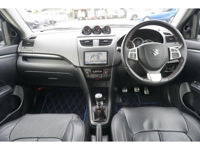 スイフトスポーツ ベースグレード　１年保証付　社外ナビ　車高調　フルセグ　Ｂｌｕｅｔｏｏｔｈ　ＥＴＣ　マニュアル車　社外マフラー　クルーズコントロール　ＬＥＤヘッドライト　オートライト　ＣＤ・ＤＶＤ　社外アルミホイール　スマートキー（13枚目）