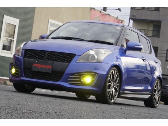 スイフトスポーツ ベースグレード　１年保証付　社外ナビ　車高調　フルセグ　Ｂｌｕｅｔｏｏｔｈ　ＥＴＣ　マニュアル車　社外マフラー　クルーズコントロール　ＬＥＤヘッドライト　オートライト　ＣＤ・ＤＶＤ　社外アルミホイール　スマートキー（40枚目）