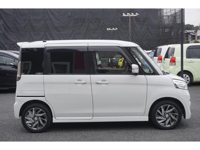 スペーシアカスタム ＴＳ　１年保証付　社外１０インチナビ　フルセグＴＶ　バックカメラ　Ｂｌｕｅｔｏｏｔｈ　フリップダウンモニター　ＥＴＣ　両側パワースライドドア　ＣＤ・ＤＶＤ再生　ラジオ　ターボ　スマートキー　プッシュスタート（7枚目）