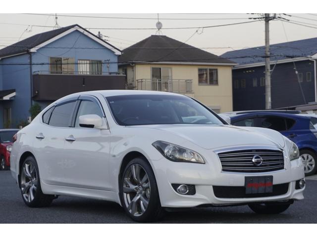 フーガ 370GT タイプS 1年保証付 純正HDDナビ フルセグTV バックカメラ サイドカメラ Bluetooth ETC CD・DVD再生 HIDヘッドライト ステアリングスイッチ ハーフレザーシート デジタルインナーミラー(6枚目)