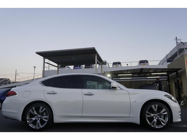 フーガ 370GT タイプS 1年保証付 純正HDDナビ フルセグTV バックカメラ サイドカメラ Bluetooth ETC CD・DVD再生 HIDヘッドライト ステアリングスイッチ ハーフレザーシート デジタルインナーミラー(7枚目)