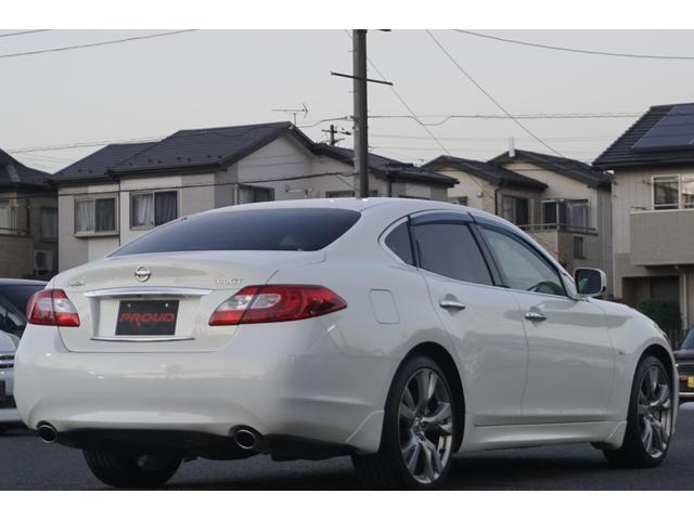 フーガ 370GT タイプS 1年保証付 純正HDDナビ フルセグTV バックカメラ サイドカメラ Bluetooth ETC CD・DVD再生 HIDヘッドライト ステアリングスイッチ ハーフレザーシート デジタルインナーミラー(8枚目)