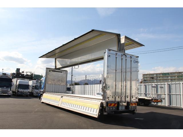 ギガ 冷蔵冷凍ウイング　矢野特殊　冷蔵冷凍ウイング　マイナス３５度低温設定　ジョルダー　キーストン　アルミホイール　菱重製ＴＤＪＳ７０ＤＺＢ　スタンバイ装置ラッシングレール２段（63枚目）