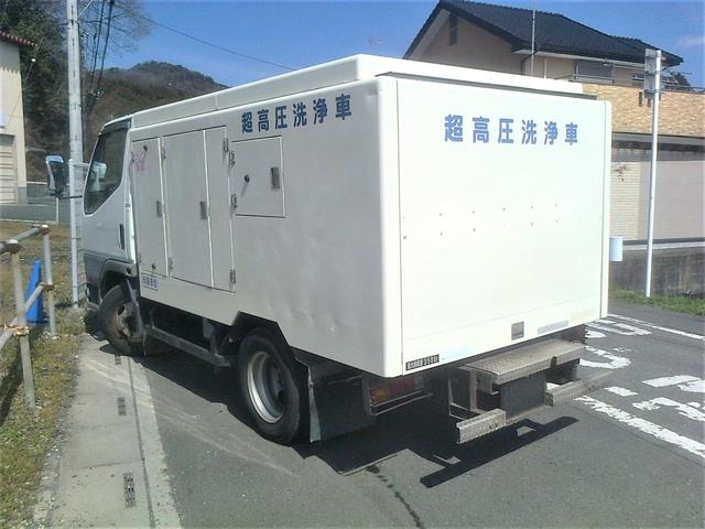 キャンターガッツ シンショー　高圧洗浄車　清掃車　ＳＪＤ－２１５３（3枚目）