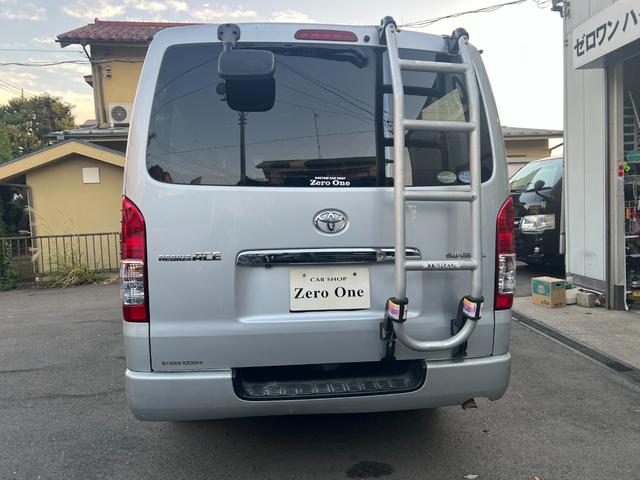 ハイエースバン ロングスーパーＧＬ　４型スーパーＧＬ　スマートキー　ワンオーナー車　ＴＲＤリップ　純正ＬＥＤライト　アルパインＳＤナビ　ビルトインＥＴＣ　バックモニター　フルセグ　Ｂオーディオ　純正セキュリティ　ＯＰアルミ（8枚目）