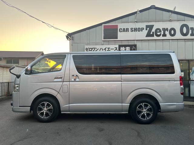 ハイエースバン ロングスーパーＧＬ　４型スーパーＧＬ　スマートキー　ワンオーナー車　ＴＲＤリップ　純正ＬＥＤライト　アルパインＳＤナビ　ビルトインＥＴＣ　バックモニター　フルセグ　Ｂオーディオ　純正セキュリティ　ＯＰアルミ（11枚目）