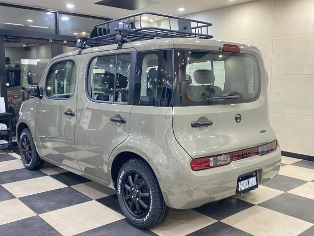 キューブ １５Ｓ　新品１５ＡＷ　新品ルーフキャリア　テールレンズキャンディーブラック塗装　ＥＴＣ　色替車（15枚目）