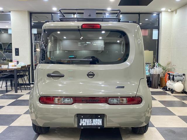 キューブ １５Ｓ　新品１５ＡＷ　新品ルーフキャリア　テールレンズキャンディーブラック塗装　ＥＴＣ　色替車（16枚目）