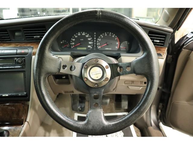 ローレル メダリストＧ　ＭＴ載せ替え／エンケイ新品１８ＡＷ／新品シートカバー／エアロ／車高調／社外マフラー／追加メーター／ナビ／ＥＴＣ／色替車（36枚目）