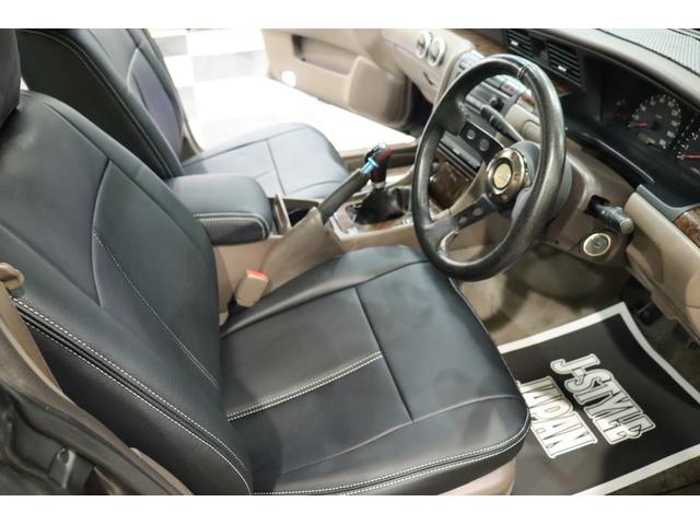 ローレル メダリストＧ　ＭＴ載せ替え／エンケイ新品１８ＡＷ／新品シートカバー／エアロ／車高調／社外マフラー／追加メーター／ナビ／ＥＴＣ／色替車（43枚目）