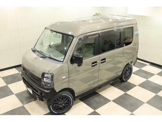 エブリイワゴン ＰＺターボスペシャル　４ＷＤ／ハイルーフ／両側パワースライドドア／新品１５ＡＷ／リフトアップ／ショートバンパー／スキッドバンパー／ヘッドライトインナーブラック塗装／テールレンズキャンディーブラック塗装／色替車（2枚目）