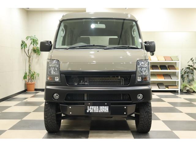 エブリイワゴン ＰＺターボスペシャル　４ＷＤ／ハイルーフ／両側パワースライドドア／新品１５ＡＷ／リフトアップ／ショートバンパー／スキッドバンパー／ヘッドライトインナーブラック塗装／テールレンズキャンディーブラック塗装／色替車（3枚目）