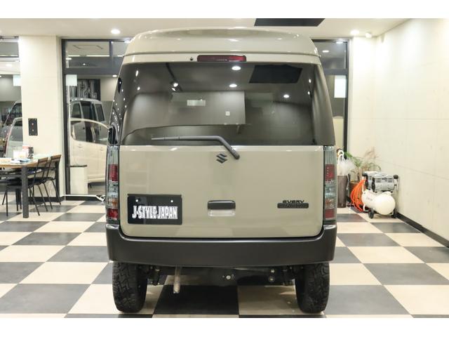 エブリイワゴン ＰＺターボスペシャル　４ＷＤ／ハイルーフ／両側パワースライドドア／新品１５ＡＷ／リフトアップ／ショートバンパー／スキッドバンパー／ヘッドライトインナーブラック塗装／テールレンズキャンディーブラック塗装／色替車（19枚目）