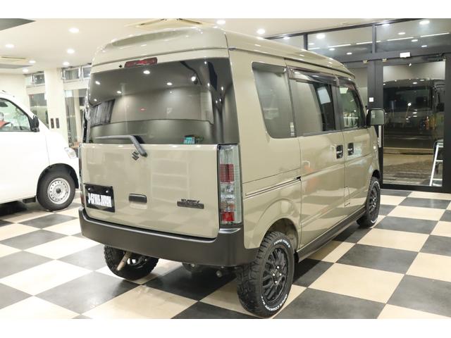 エブリイワゴン ＰＺターボスペシャル　４ＷＤ／ハイルーフ／両側パワースライドドア／新品１５ＡＷ／リフトアップ／ショートバンパー／スキッドバンパー／ヘッドライトインナーブラック塗装／テールレンズキャンディーブラック塗装／色替車（21枚目）