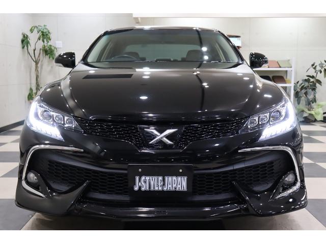 マークX 250G リラックスセレクション RDS仕様/新品20AW/ダウンサス/フルエアロ/社外ヘッドライト/テールレンズキャンディブラック塗装/ナビ/TV/ETC/バックカメラ/パワーシート/色替車(4枚目)