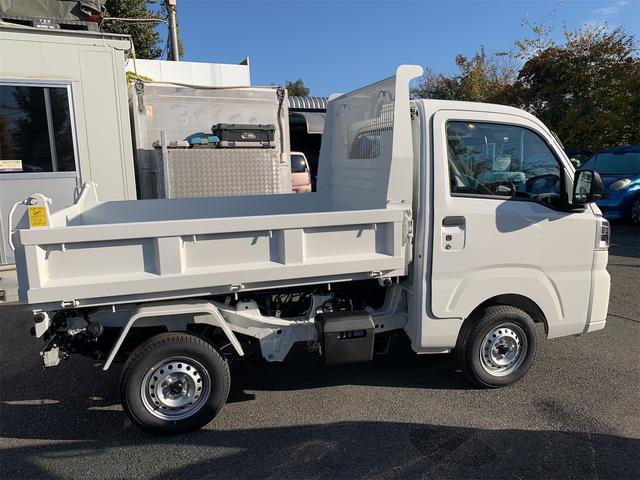 ハイゼットトラック 多目的ダンプ 届出済み未使用車 パワーウィンド スマートキープッシュスタート マニュアルエアコン パートタイム4WD 記録簿 ABS パワステ 運転席エアバッグ オートライト キーレスキー クリソナ 両席エアバッグ(45枚目)