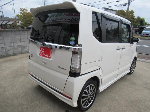 Ｎ－ＢＯＸカスタム Ｇ　ターボＳＳパッケージ　特別仕様車　ターボ　両側電動スライドドア　あんしんパッケージ　純正ナビ　バックカメラ　ＥＴＣ　　スマートキー　ＨＩＤヘッド　１０．１インチリアフリップダウンモニター（8枚目）