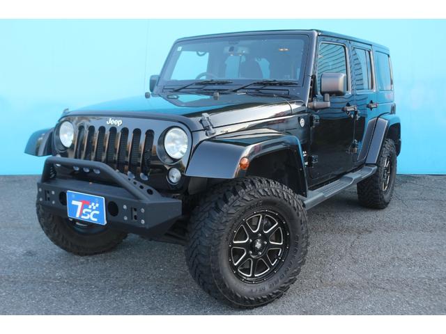 ジープ・ラングラーアンリミテッド サハラ　ワンオーナー／正規輸入車／リフトアップ／ＴＥＲＡＦＲＥＸフロントバンパー／ＸＴＲＥＭＥ－Ｊ１７インチアルミホイール／カロッツェリアナビ／フルセグＴＶ／クルーズコントロール／サイドステップ／ＥＴＣ／（14枚目）